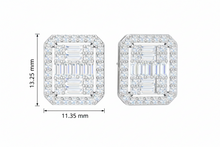 Load image into Gallery viewer, Emerald Cut Baguette Cluster