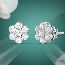 Load image into Gallery viewer, Diamond Cluster Flower