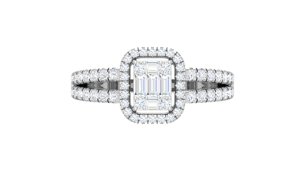 Dual-Row Diamond-Cut