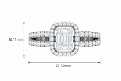 Dual-Row Diamond-Cut