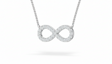Load image into Gallery viewer, Infinity Diamond Love Necklace With Chain