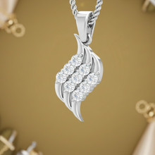 Load image into Gallery viewer, Organic Diamond Cluster Accent Dangle