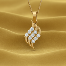 Load image into Gallery viewer, Organic Diamond Cluster Accent Dangle