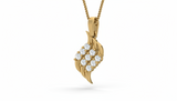 Organic Diamond Cluster Accent Dangle