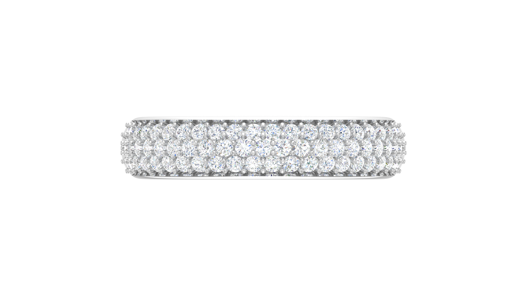 Triple-Row Honeycomb Setting