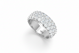 Opulent Full-Coverage Diamond Eternity Bold Feminine Statement