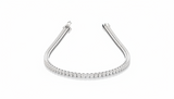 Elegant Prong-Set Crystal Tennis Bracelet