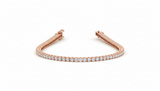 Dainty Zirconia Line Bracelet
