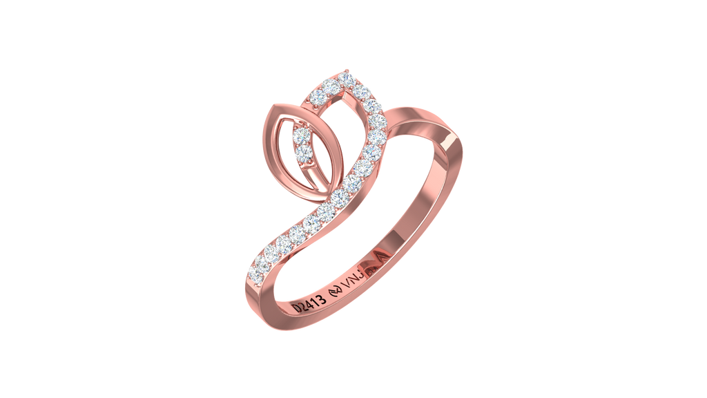 Artisan Leaf-Motif Infinity Wrap