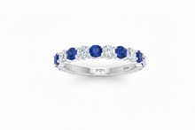 Load image into Gallery viewer, Sapphire With Diamond Ten Stone