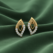 Load image into Gallery viewer, Diamond Illusion Cluster Stud Earrings - Square Double Halo