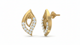 Diamond Illusion Cluster Stud Earrings - Square Double Halo