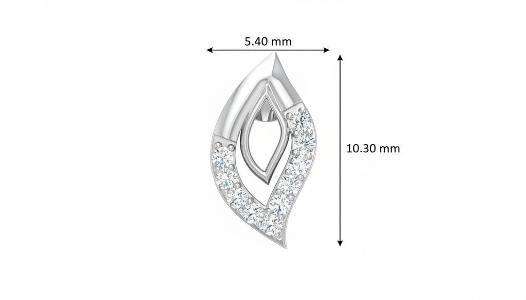 Diamond Illusion Cluster Stud Earrings - Square Double Halo
