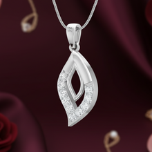 Load image into Gallery viewer, Elegant Sprig Pavé Diamond Drop