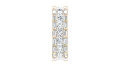 Princess Baguette Two Row Channel Eternity Band