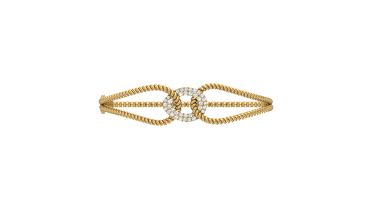 Interlocking Double-Circle Twisted Rope