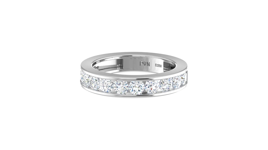 Classic Diamond Channel Wedding Ring