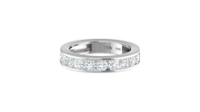 Load image into Gallery viewer, Classic Diamond Channel Wedding Ring