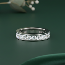 Load image into Gallery viewer, Classic Diamond Channel Wedding Ring