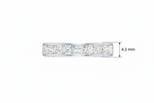 Load image into Gallery viewer, Classic Diamond Channel Wedding Ring