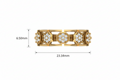Floating Open-Work and Cluster Diamond