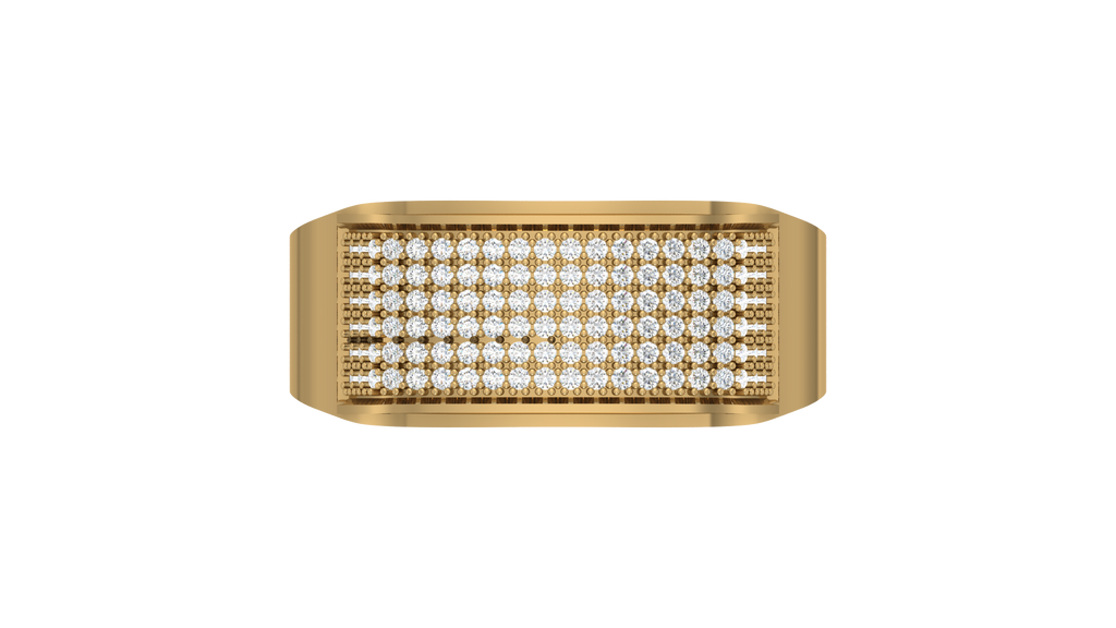 Sleek Tapered Shank with Grid-Pattern