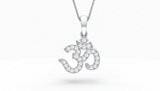 The OM Symbol Diamond Accent