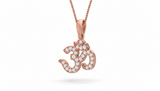 Aum Symbol Diamond Pendant