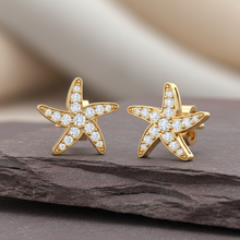 Load image into Gallery viewer, Ocean Star Diamond Stud