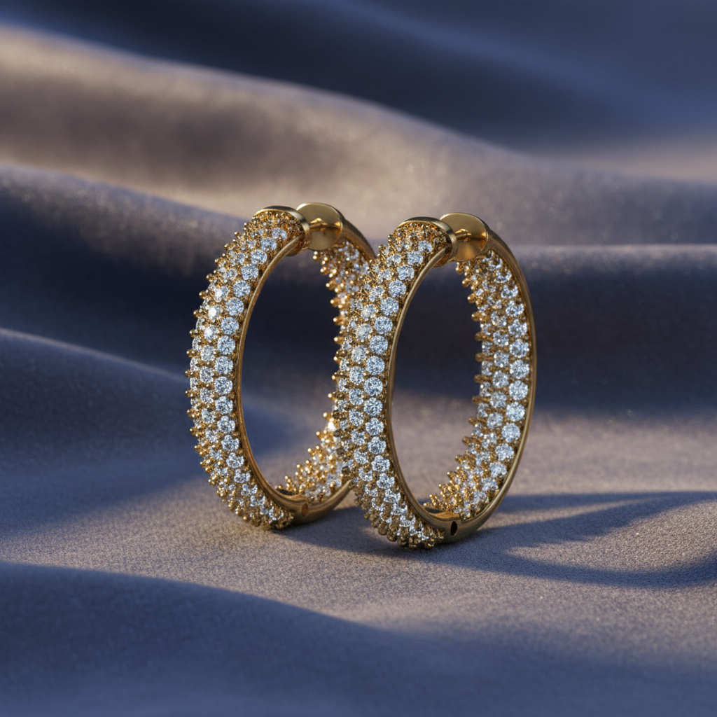 Triple Row Diamond Embrace