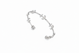 Gold and Diamond Anchor Link Bracelet