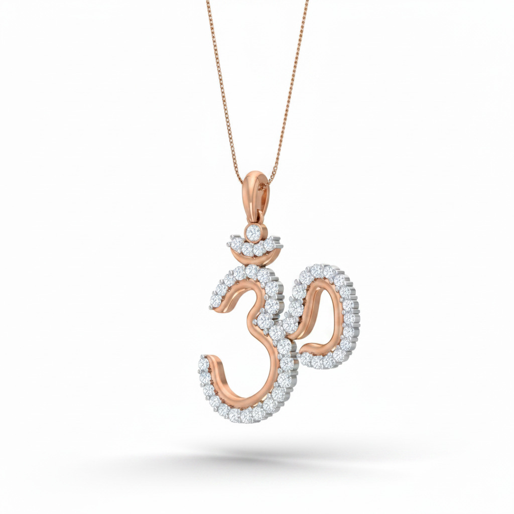 Sacred Om Open Diamond Radiance