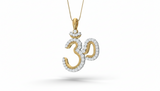 Sacred Om Open Diamond Radiance