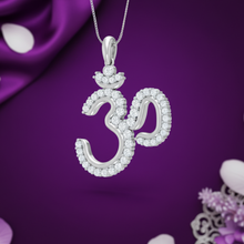 Load image into Gallery viewer, The Divine Om Gold And Diamond Pendant