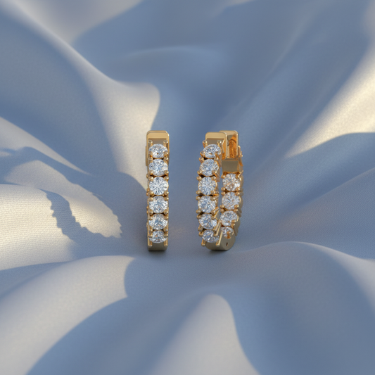 Dual-Sided Oval Diamond - E365AA