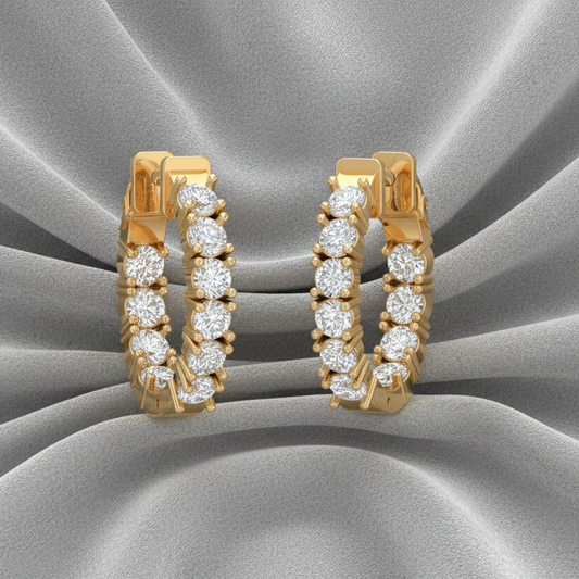 Dual-Sided Oval Diamond - E365AA
