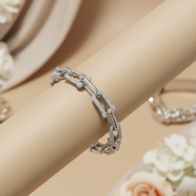 Load image into Gallery viewer, Authentic Tiffany Diamond Link Bracelet