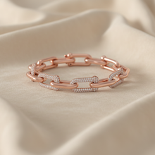 Load image into Gallery viewer, Authentic Tiffany Diamond Link Bracelet