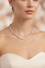 Classic Straight Line - 17Inch Lab Grown Diamond