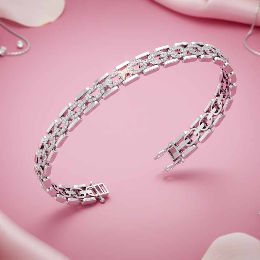 Modern Interlocking Diamond