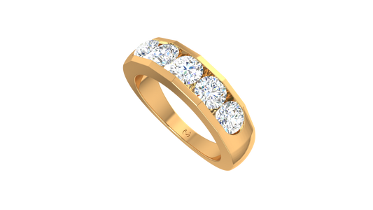 Classic Five Stone Channel Lab Grown Diamond - R758L