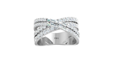 Interlocking X-Pattern Diamond Scatter