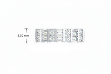 Load image into Gallery viewer, Classic Structured Channel Set Diamond