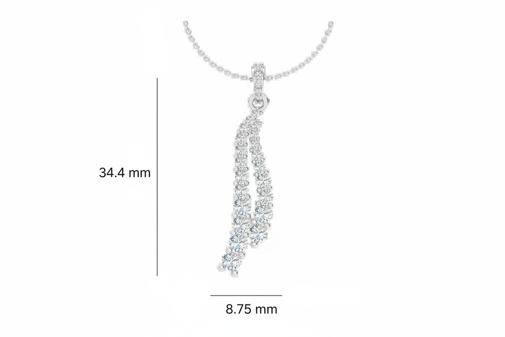 Modern Linear Diamond Drop