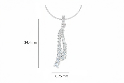 Modern Linear Diamond Drop