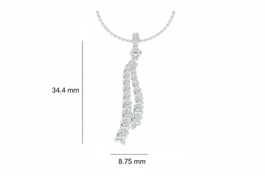 Modern Linear Diamond Drop