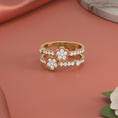 Two-Tiered Flower Diamond