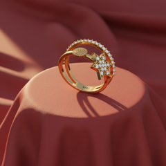 Modern Celestial Galaxy Star Diamond