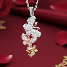 Load image into Gallery viewer, Tri-Tone Butterfly  Diamond