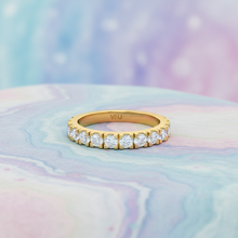 Load image into Gallery viewer, Modern Bar-Set Linear Diamond